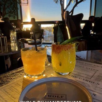 Wolf by Vanderpump at Caesars Republic Scottsdale - We caught the sunset view which was an added treat to our already enjoyable visit. - Cocktail Bars Near Me - Scottsdale, Arizona