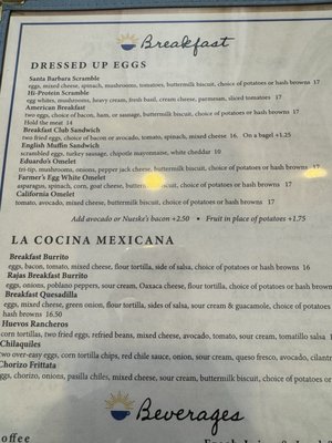 Menu photo 1 Jeannine's Bakery & Restaurant Montecito, CA Menu photo 1 Jeannine's Bakery & Restaurant Montecito, CA