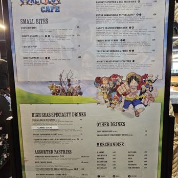 One Piece Cafe - Menu - Themed Cafes Near Me - Las Vegas, Nevada One Piece Cafe - Menu - Themed Cafes Near Me - Las Vegas, Nevada