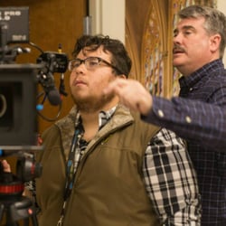 Barking Squirrel Media - On location directing a healthcare film and working with my Director of Photography, Dan Marque.