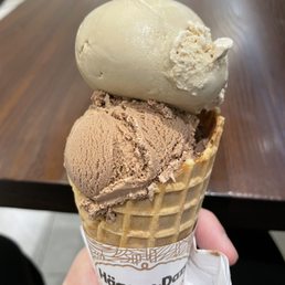 a cone of ice cream a cone of ice cream