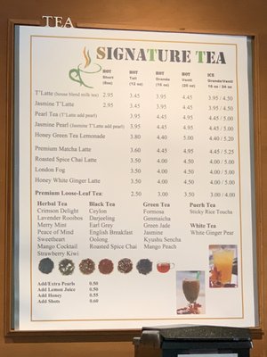 Menu photo 2 T'Latte Bellevue, WA Menu photo 2 T'Latte Bellevue, WA