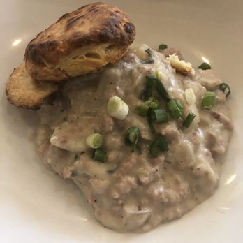 Baker & Commons - Biscuits and gravy disguised as dog food. Tastes ok. - Cafes Near Me - Berkeley, California