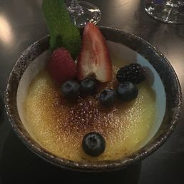White chocolate crème brûlée