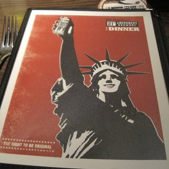 21st Amendment Brewery - Menu - Brewpubs Near Me - San Francisco, California
