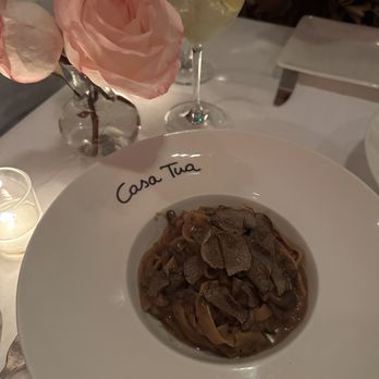 Casa Tua - mushroom fettucine - Italian Near Me - Miami Beach, Florida