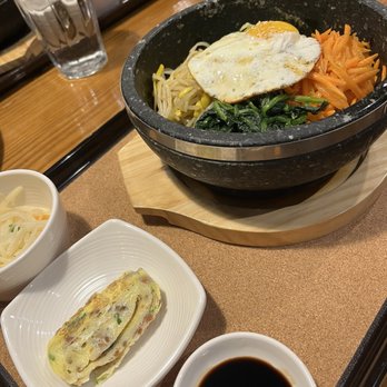 Haludam - Hot stone bibimbop (requested no spicy food) - Korean Near Me - Grand Rapids, Michigan