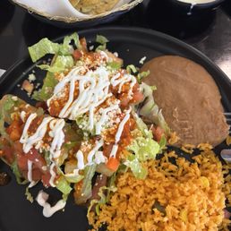 Yummy flautas and tacos