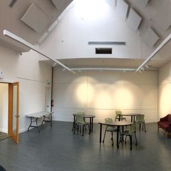 Cove Commons - The performance space, similar in size to the gallery space.