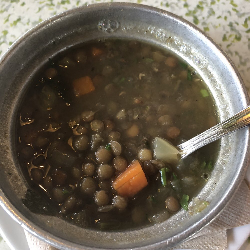 Tinleaf Fresh Kitchen - A cup of Lentil soup - delicious! - New American Near Me - Carlsbad, California Tinleaf Fresh Kitchen - A cup of Lentil soup - delicious! - New American Near Me - Carlsbad, California