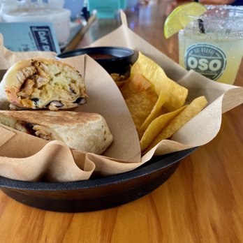 OSO at Bear Point Harbor - Orange Beach - Blackened fish burrito - Seafood Near Me - Orange Beach, Alabama