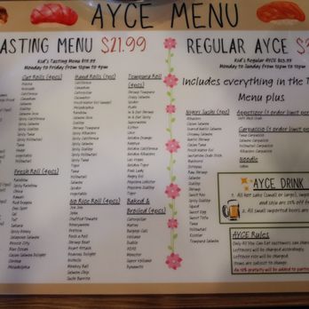 Sushi One Spot - Menu - Sushi Bars Near Me - Corona, California Sushi One Spot - Menu - Sushi Bars Near Me - Corona, California