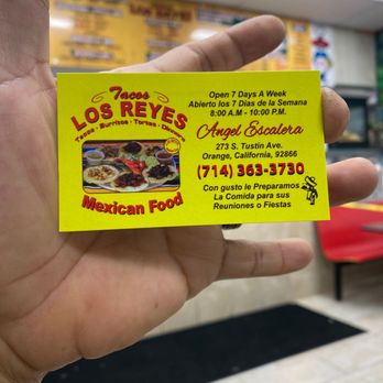 Tacos Los Reyes - This is their new number as of Jan 2021 (post covid times)... - Mexican Near Me - Orange, California Tacos Los Reyes - This is their new number as of Jan 2021 (post covid times)... - Mexican Near Me - Orange, California