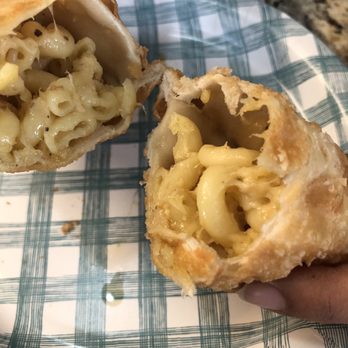 Pizzanada - Mac 'n Cheese stuffed empanada - Empanadas Near Me - Bloomfield, New Jersey Pizzanada - Mac 'n Cheese stuffed empanada - Empanadas Near Me - Bloomfield, New Jersey