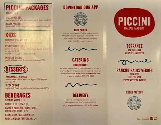 Menu photo 5 Piccini Italian Takeout Torrance, CA Menu photo 5 Piccini Italian Takeout Torrance, CA
