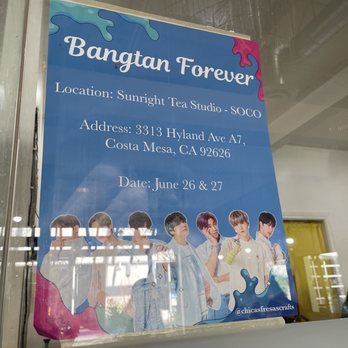 Sunright Tea Studio - They do cupsleeve events~ - Bubble Tea Near Me - Costa Mesa, California