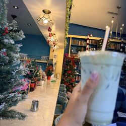 Peach matcha
