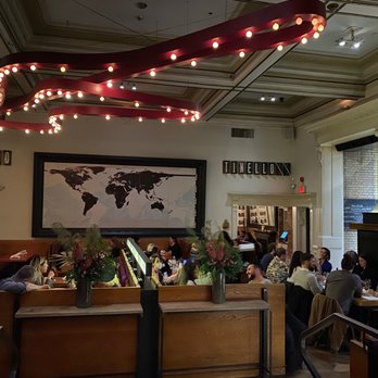 Terroni - Interior of main dining room - Italian Near Me - Toronto, Ontario Terroni - Interior of main dining room - Italian Near Me - Toronto, Ontario