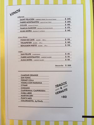 Menu photo 4 CUT Vicente López, B