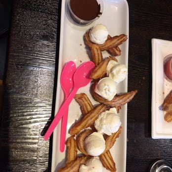 Amara Chocolate & Coffee - Churro ribbon with ice cream - Coffee & Tea Near Me - Pasadena, California Amara Chocolate & Coffee - Churro ribbon with ice cream - Coffee & Tea Near Me - Pasadena, California