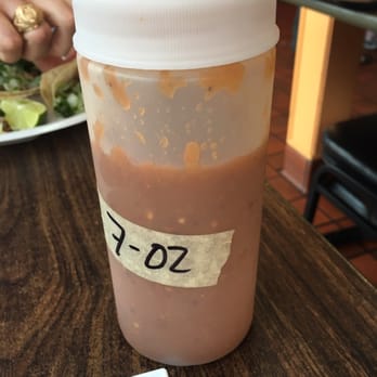 El Super Taco - Hot red salsa makes everything taste better. - Mexican Near Me - Tulsa, Oklahoma