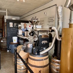 Hogg Batch Coffee - Coffee roasting area? And barrel aging, I imagine.