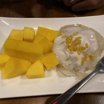 Thai Cuisine - Mango With Sticky Rice - Thai Near Me - Olney, Maryland Thai Cuisine - Mango With Sticky Rice - Thai Near Me - Olney, Maryland
