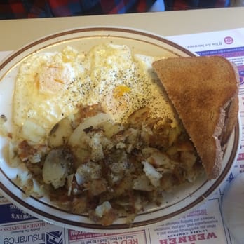 Pottsville Diner - "He-Man" Special. 2 eggs (your way), choice of meat, 2 pancakes, toast, home fries, and OJ. $7.00!! - Diners Near Me - Pottsville, Pennsylvania Pottsville Diner - "He-Man" Special. 2 eggs (your way), choice of meat, 2 pancakes, toast, home fries, and OJ. $7.00!! - Diners Near Me - Pottsville, Pennsylvania