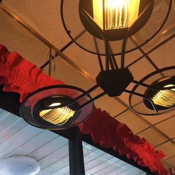 The Kettle Diner - Awesome light fixtures - Diners Near Me - Jacksonville, North Carolina