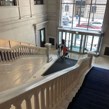Kimpton Gray Hotel - Front desk is on the second floor. This is the view of one of the entrances from inside - Venues & Event Spaces Near Me - Chicago, Illinois