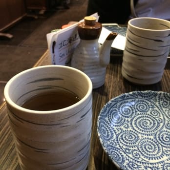 Izakaya Ju - Large cups with fragrant roasted rice tea! Seriously fell in love with the cups and the tea itself. - Japanese Near Me - Markham, Ontario