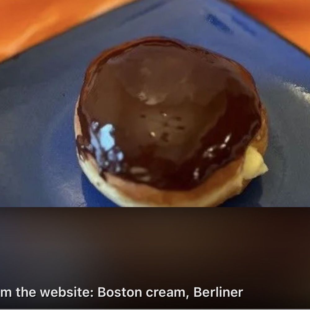 From their website: the Boston cream, Berliner From their website: the Boston cream, Berliner