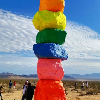 Seven Magic Mountains - Public Art Near Me - Las Vegas, Nevada