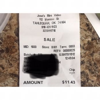 Jose's Mexican Restaurant - Charges for half a bag of chips , a tiny salsa and some guacamole. - Mexican Near Me - Tahlequah, Oklahoma