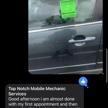 Top Notch Mobile Mechanic Services - Consequences i dealt with cause he left my car without a tire in the parking lot - Auto Repair Near Me - Columbus, Ohio Top Notch Mobile Mechanic Services - Consequences i dealt with cause he left my car without a tire in the parking lot - Auto Repair Near Me - Columbus, Ohio