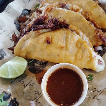 Spicy Kitchen Mexican Grill - Birria tacos with cosomé - Food Trucks Near Me - Arvada, Colorado Spicy Kitchen Mexican Grill - Birria tacos with cosomé - Food Trucks Near Me - Arvada, Colorado