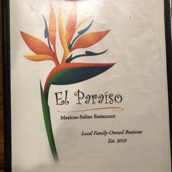 El Paraiso - menu - Mexican Near Me - Chino Valley, Arizona