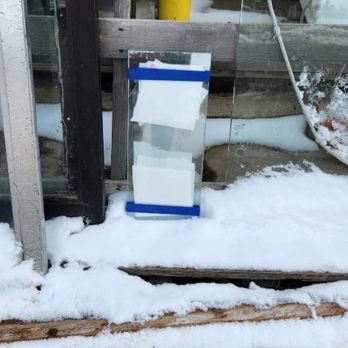 Warnhoff Glass - How I picked up the glass. Holes were hidden. - Auto Glass Services Near Me - Colorado Springs, Colorado Warnhoff Glass - How I picked up the glass. Holes were hidden. - Auto Glass Services Near Me - Colorado Springs, Colorado