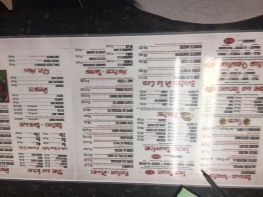 Menu photo 7 Senor Taco's Rolling Meadows, IL
