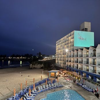 Dream Inn - Outside view at 9pm - super bright - Hotels Near Me - Santa Cruz, California Dream Inn - Outside view at 9pm - super bright - Hotels Near Me - Santa Cruz, California