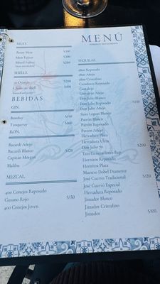 Menu photo 3 Poseidon Puerto Nuevo, BCN Menu photo 3 Poseidon Puerto Nuevo, BCN