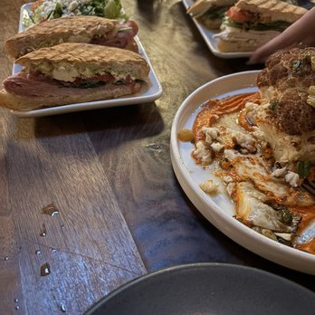 Postino Park Place - West Coaster Panini Nine Iron Panini Crispy Cauliflower - Wine Bars Near Me - Irvine, California