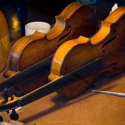Violin Works - On the workbench
