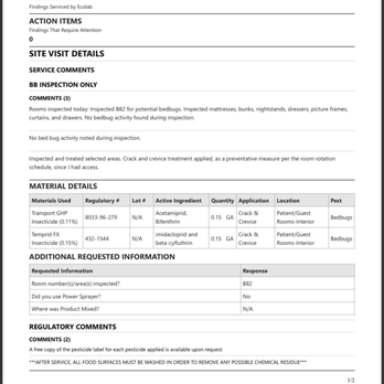Jellystone Park - Eco Lab report that lists things they inspected that were not even in out cabin. - Campgrounds Near Me - Caledonia, Wisconsin Jellystone Park - Eco Lab report that lists things they inspected that were not even in out cabin. - Campgrounds Near Me - Caledonia, Wisconsin