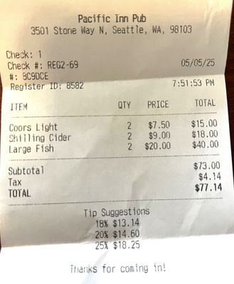 Pacific Inn Pub by null