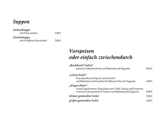 Menu photo 1 Resis's Jägerhaus Königsbrunn, BY Menu photo 1 Resis's Jägerhaus Königsbrunn, BY
