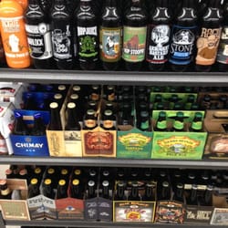 Kwik Serv - Just a portion of their selection of bombers and six packs