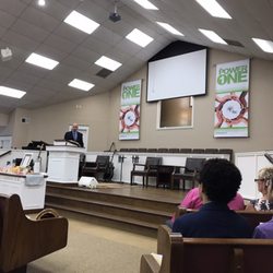 Faith Baptist Church - The church was almost full to overflowing on Easter.
