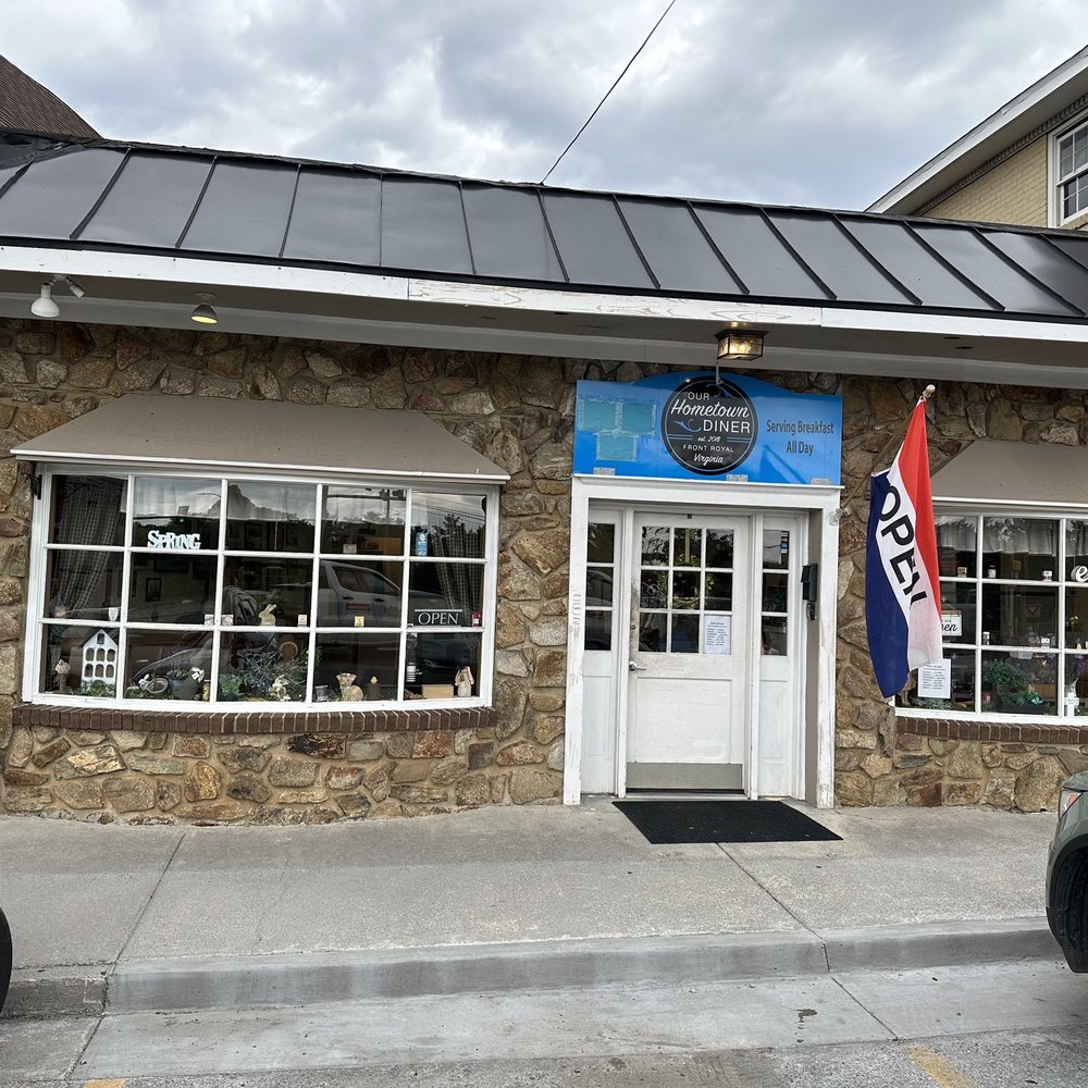 the front of the restaurant