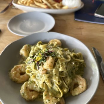 Korner 67 - Pesto & shrimp tagliatelle - Cocktail Bars Near Me - Miami Lakes, Florida Korner 67 - Pesto & shrimp tagliatelle - Cocktail Bars Near Me - Miami Lakes, Florida